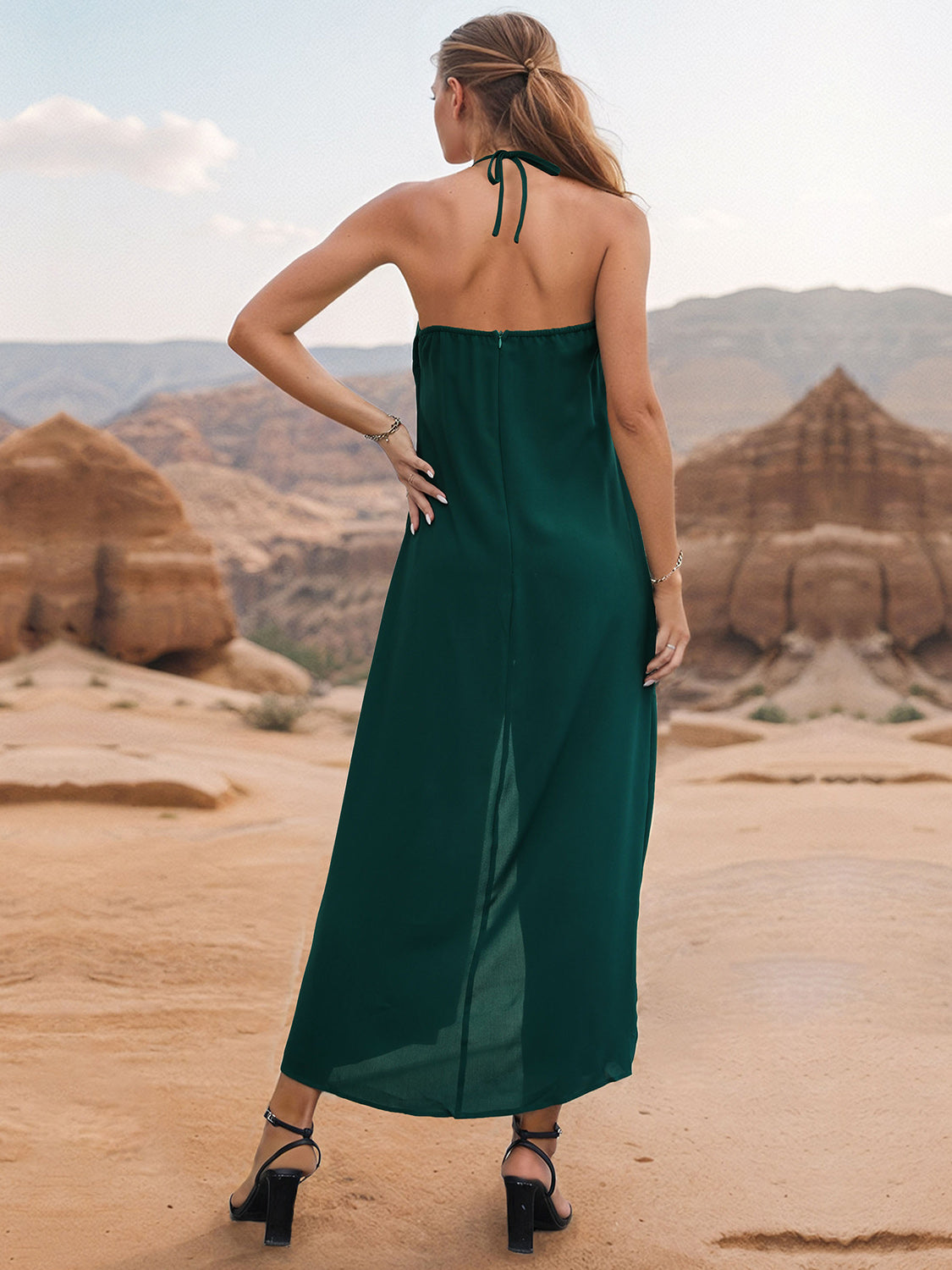 Stilla | Halterneck Bred Ben Jumpsuit
