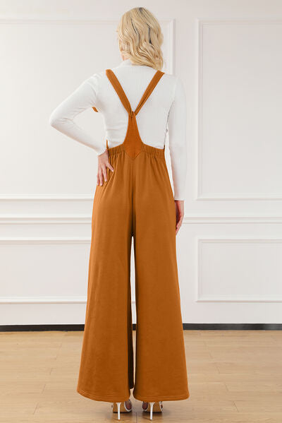 Stilla | Square Neck Wide Strap Jumpsuit