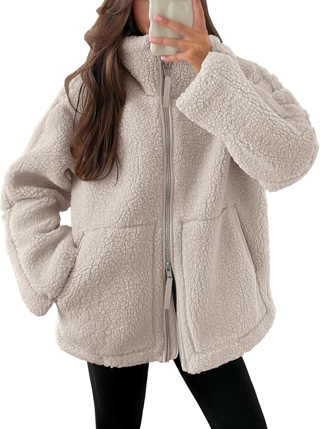 Stilla | Cosy Zip up Teddy Fleece Jakke Trøje