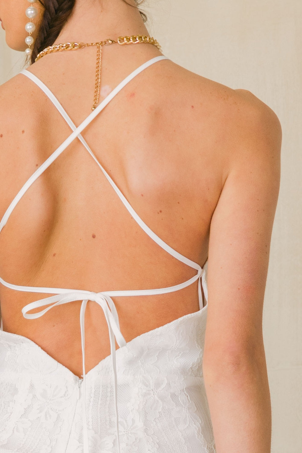 Stilla | Ditto Floral Lace Ærmeløs Binderyg Jumpsuit