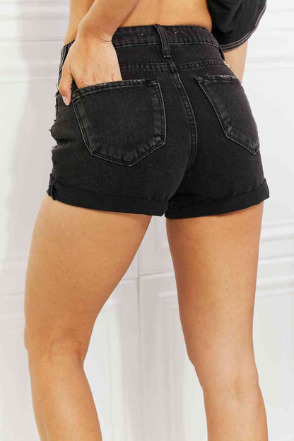 Stilla | Full Size Maeve Høj Talje Denim Shorts