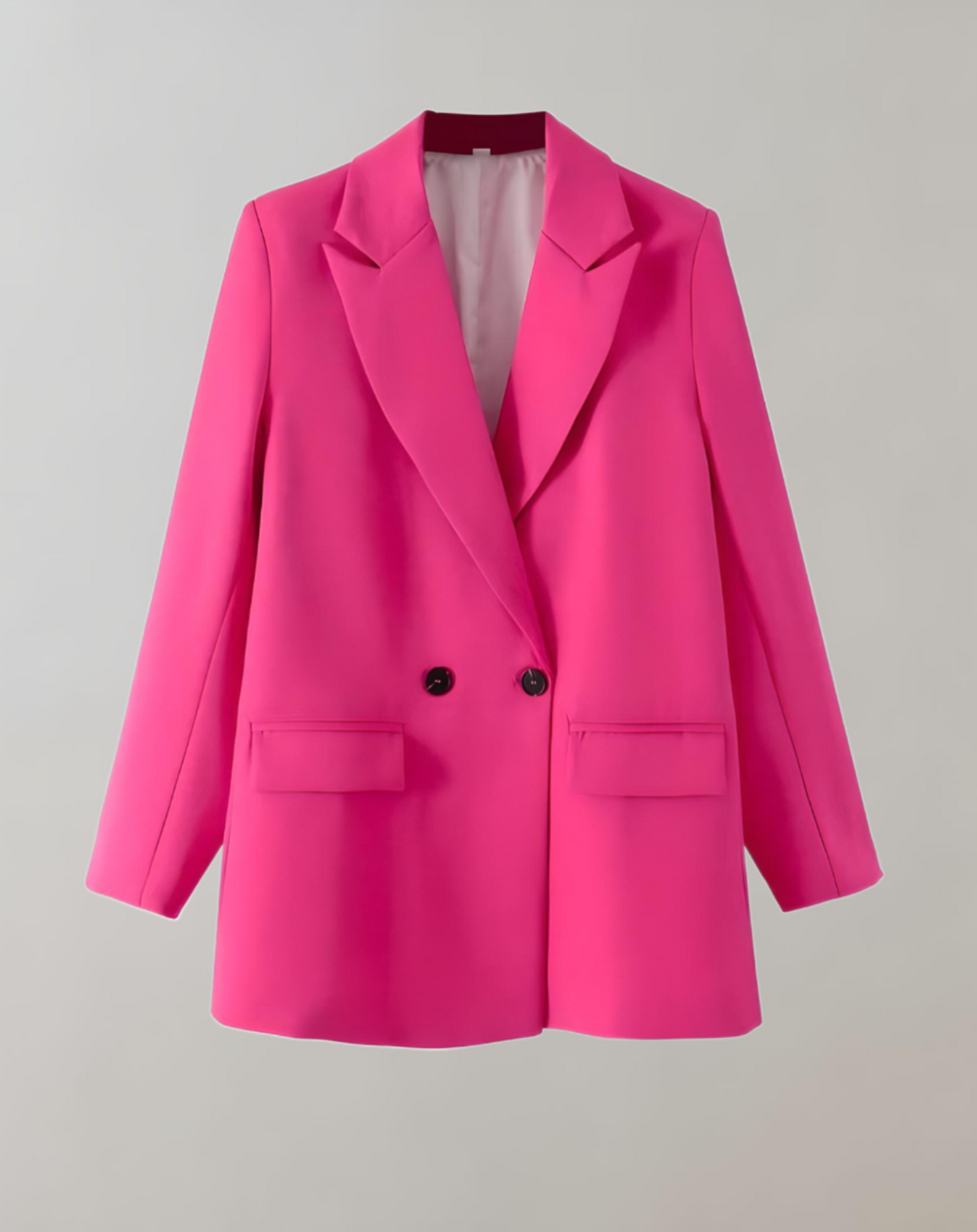 Stilla | Behagelig, Enkel og Oversized To-knaps Blazer Med Praktiske Sidelommer