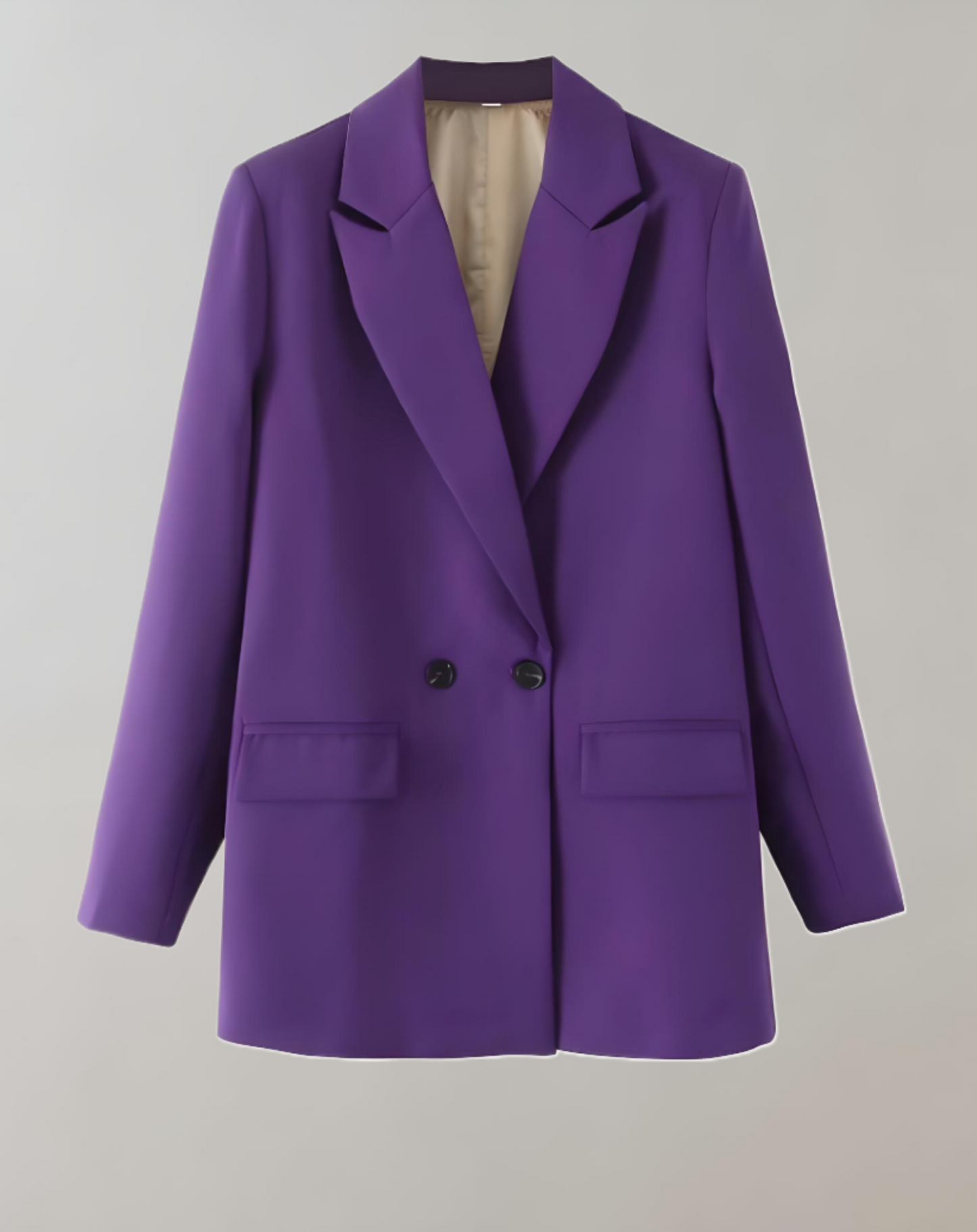 Stilla | Behagelig, Enkel og Oversized To-knaps Blazer Med Praktiske Sidelommer