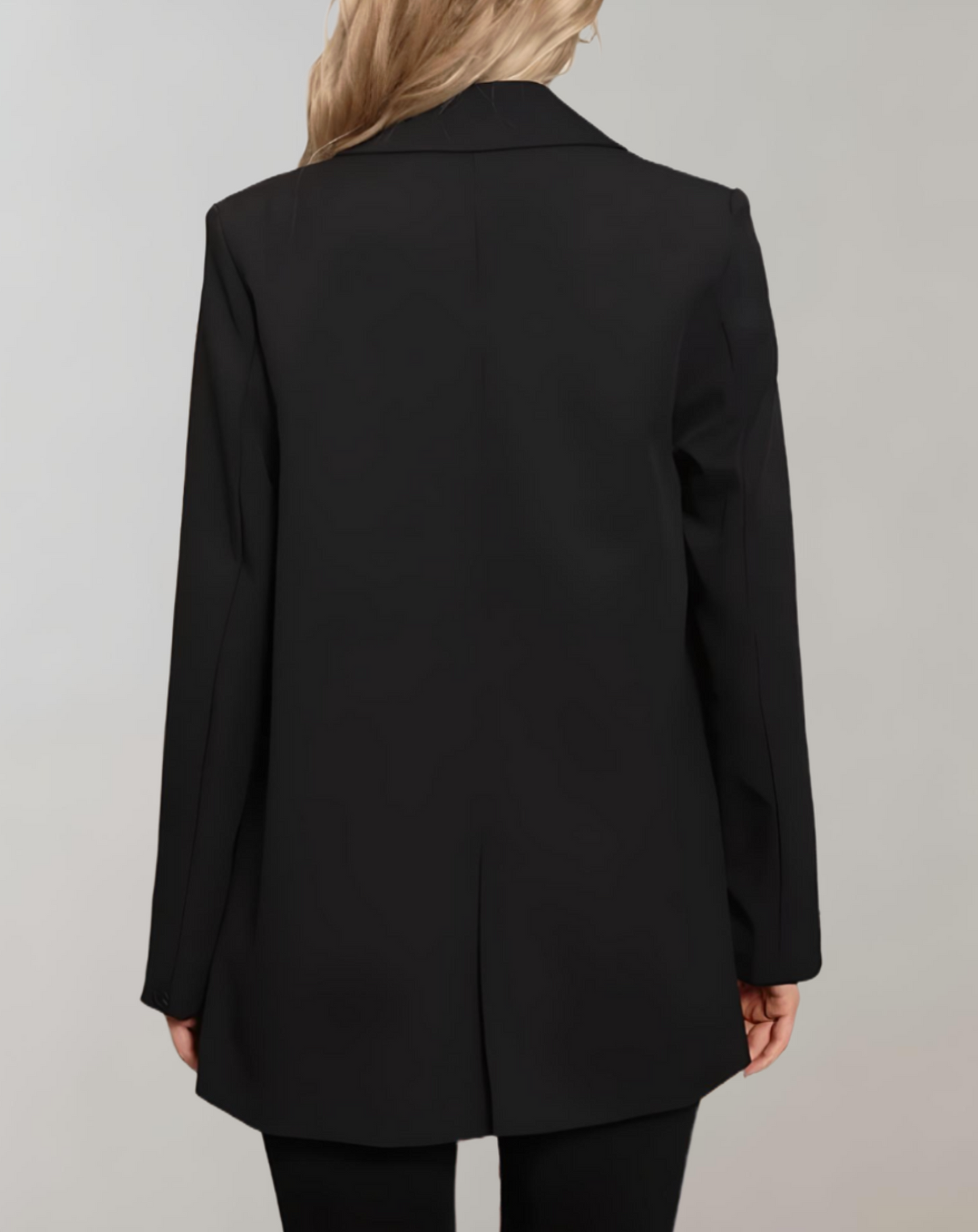Stilla | Behagelig, Enkel og Oversized To-knaps Blazer Med Praktiske Sidelommer
