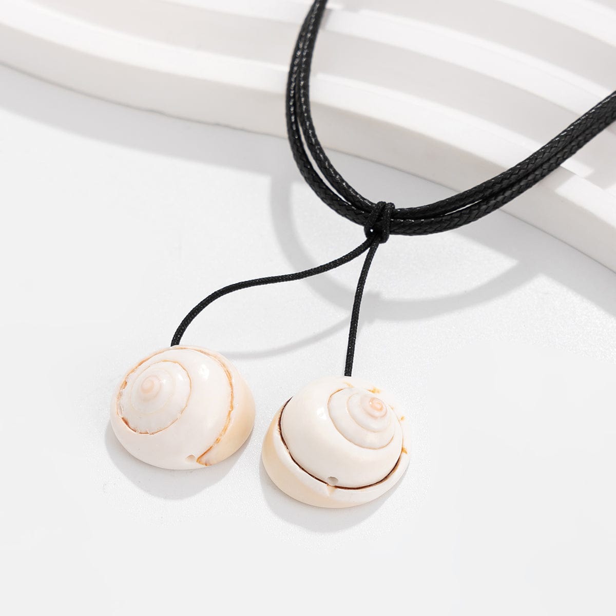 Chic Boho Shell Charm Voks Snor Perle Anklet