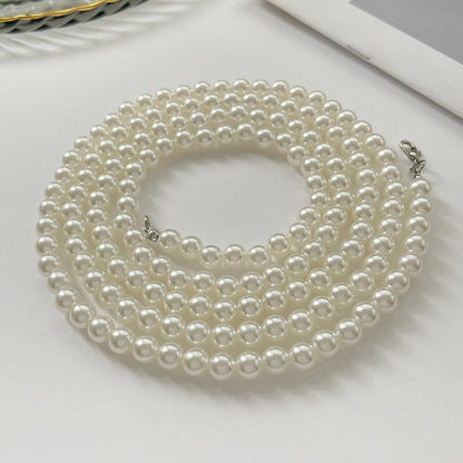 Chic Pearl Lang Kæde Ankelrem