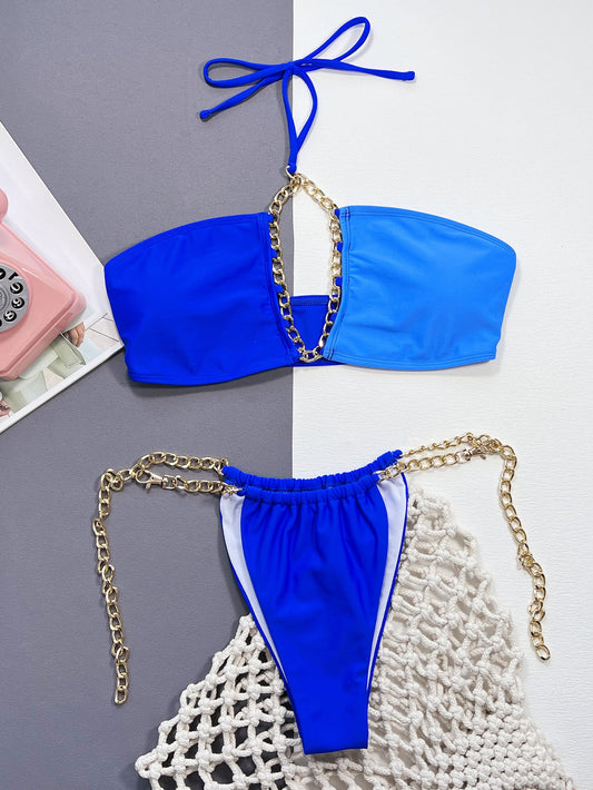Stilla | Detalje Halterneck Bikini Sæt