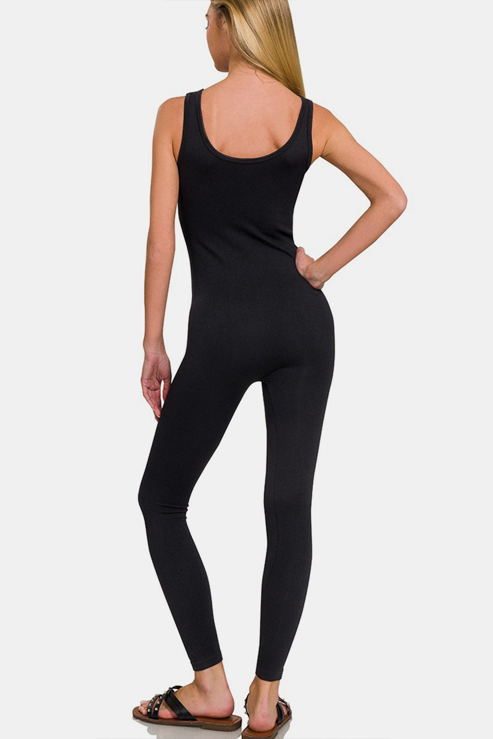 Stilla | Ribbed Bh Polstret Sports Sømløs Jumpsuit