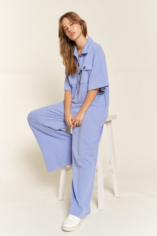 Stilla | Kravebluse Bred Ben Jumpsuit