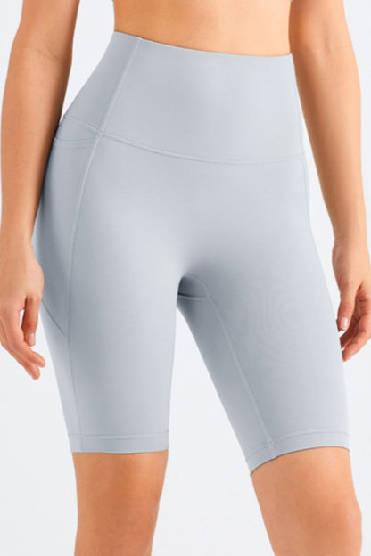 Stilla | Like Skin Elastisk Livrem Lomme Biker Shorts