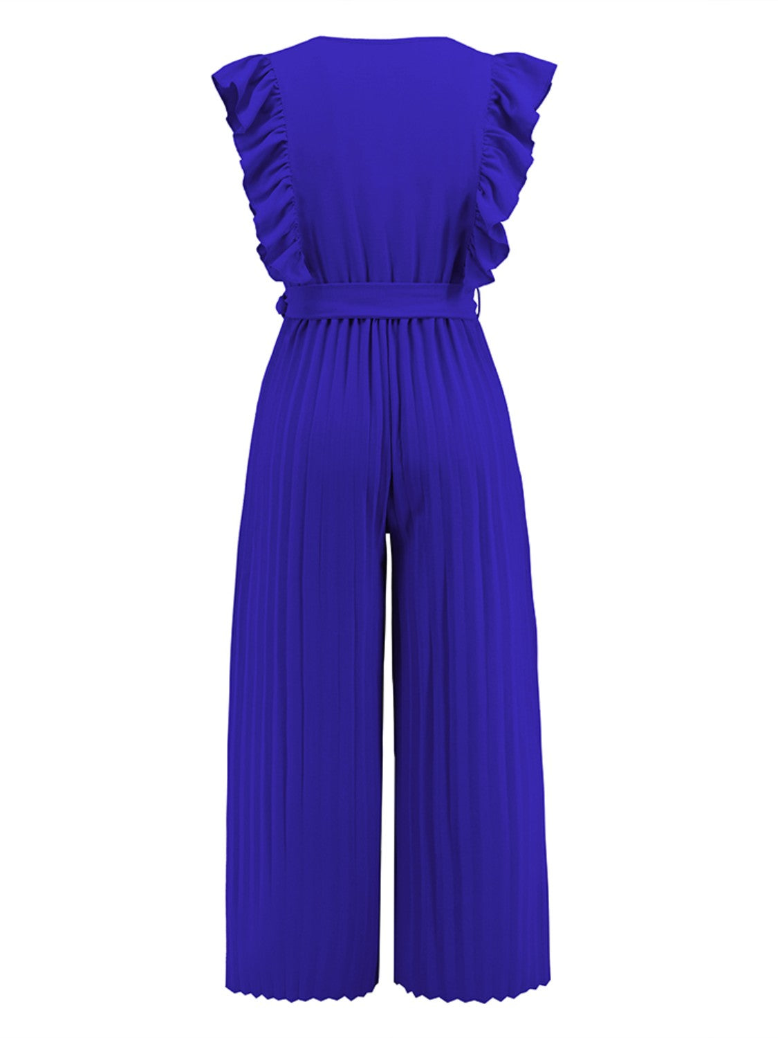 Stilla | Surplice Cap Sleeve Jumpsuit