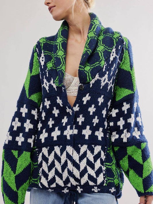 Stilla | V Hals Langærmet Cardigan