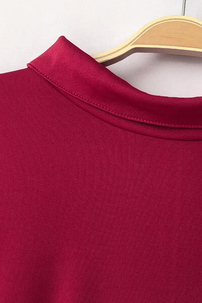 Stilla | Neck Tie-livvidde Halv Ærme Jumpsuit