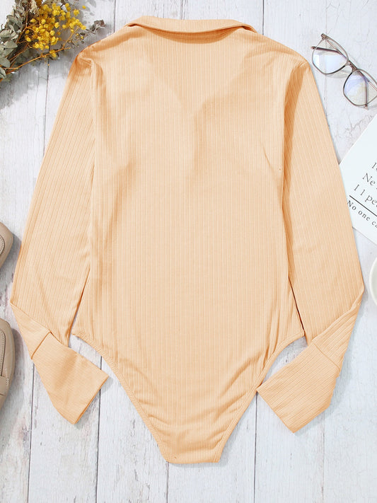 Stilla | Knapkrave Langærmet Bodysuit