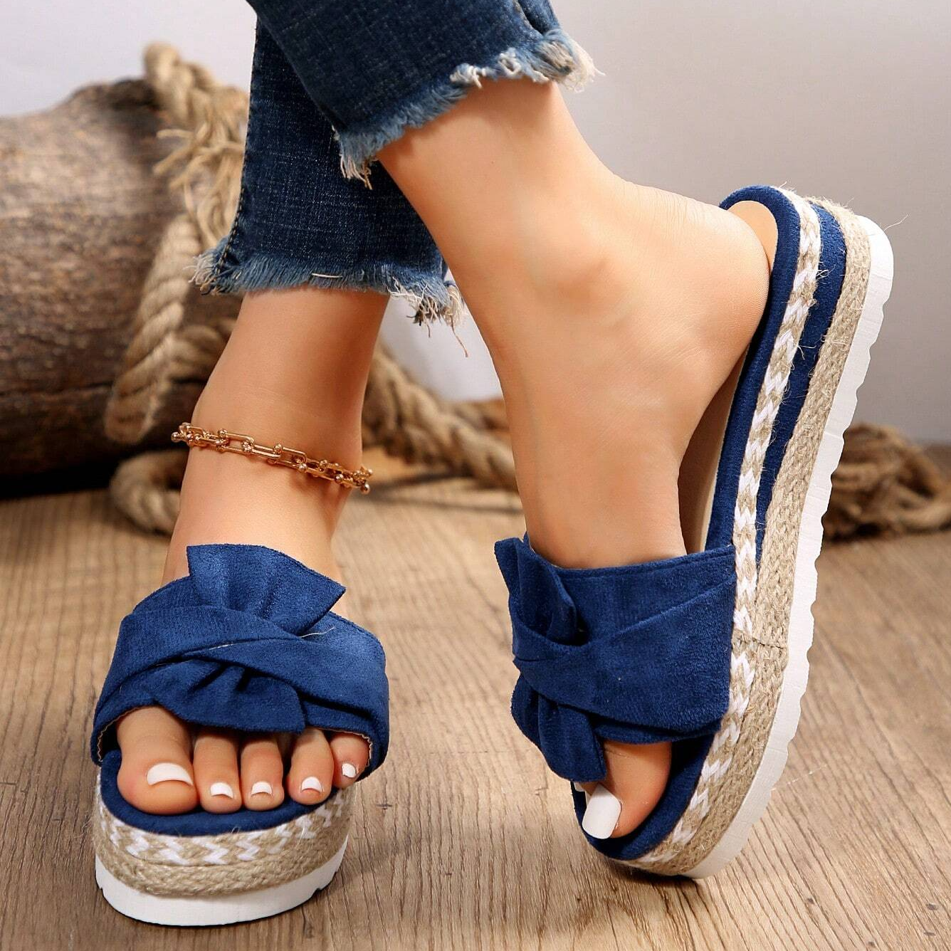 Stilla | Coquette Bue Sandaler