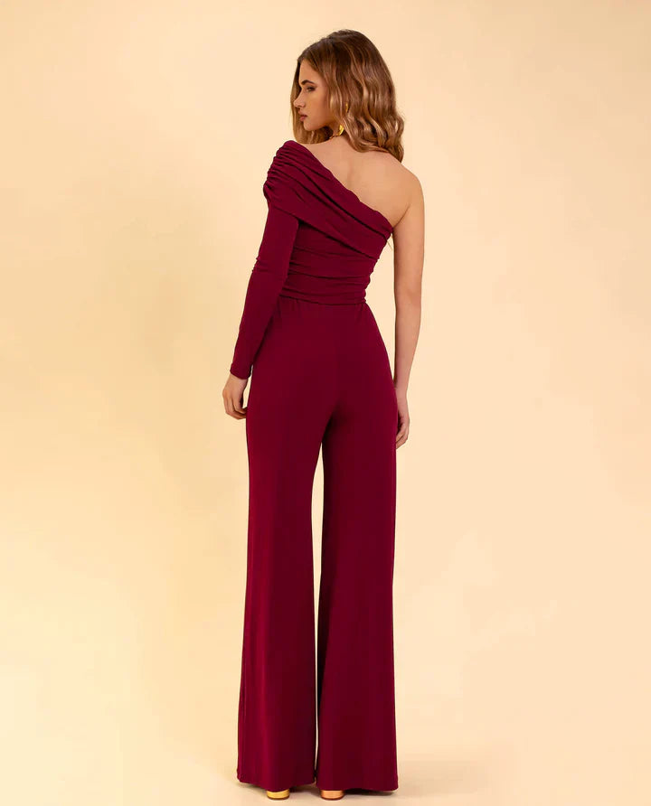 Stilla | Elegant En Skulder Jumpsuit Til Kvinder