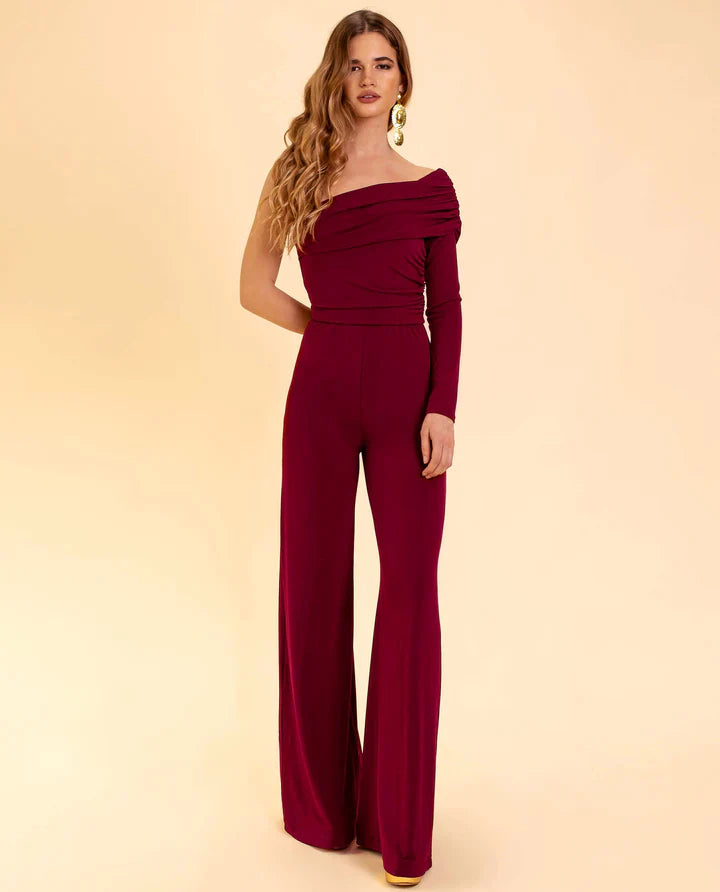 Stilla | Elegant En Skulder Jumpsuit Til Kvinder