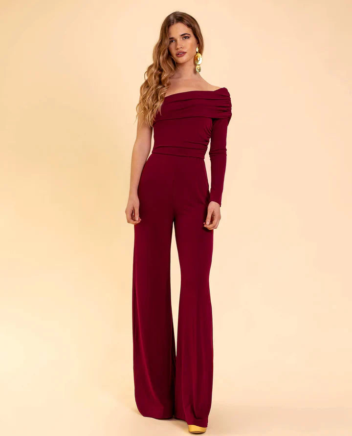 Stilla | Elegant En Skulder Jumpsuit Til Kvinder