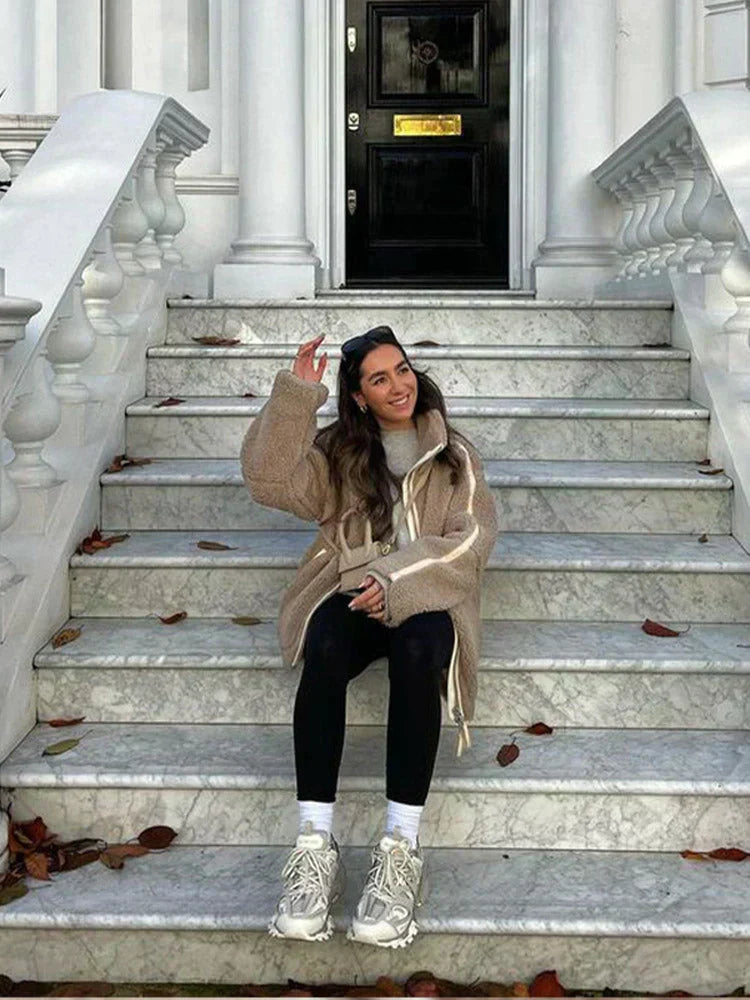 Stilla | Krammende Teddyjakke Af Bomuld