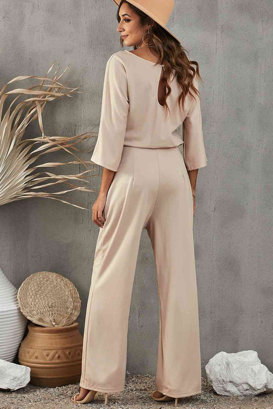 Stilla | Trekvart Ærme Jumpsuit