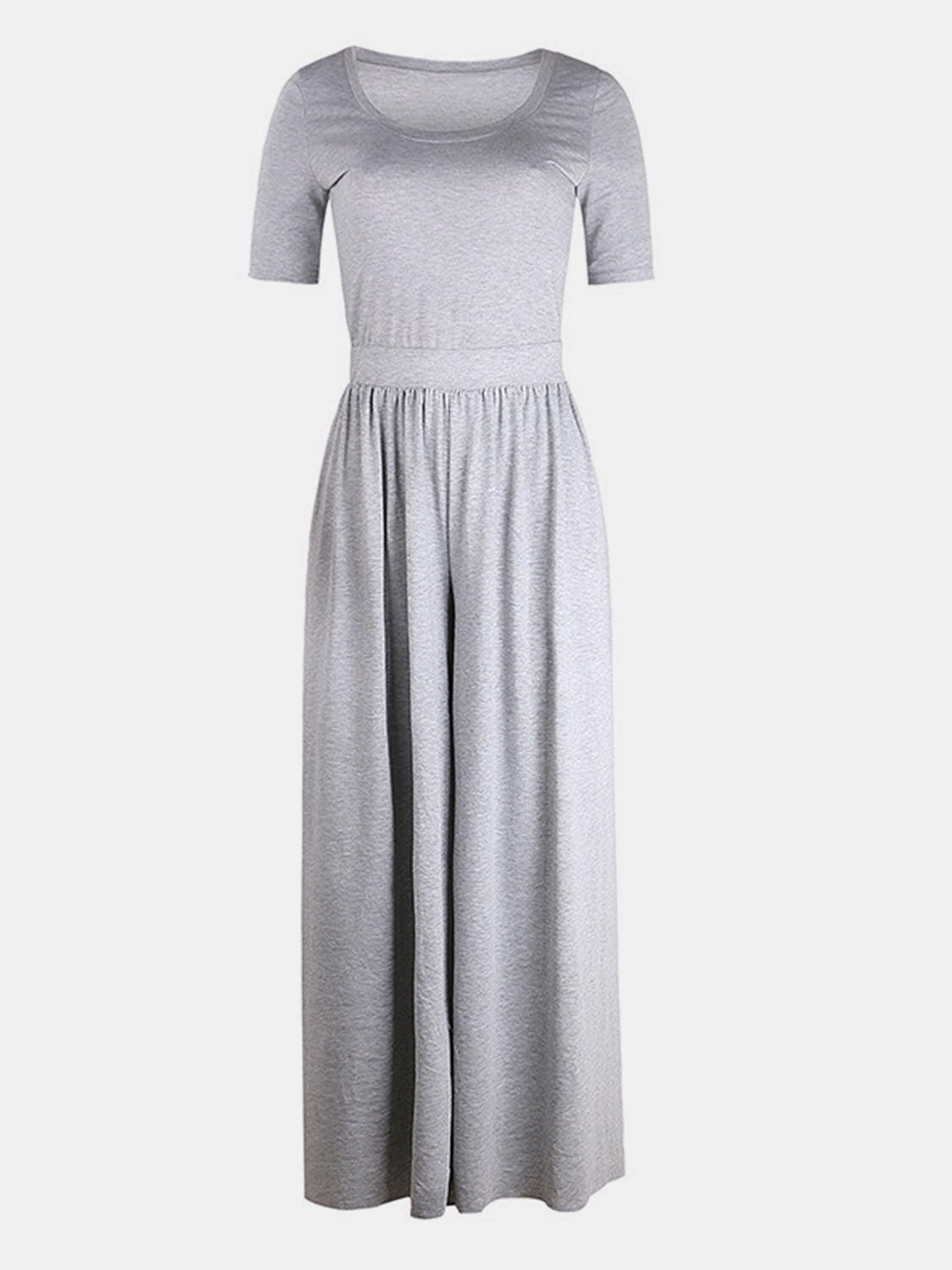 Stilla | Hals Korte Ærmer Jumpsuit
