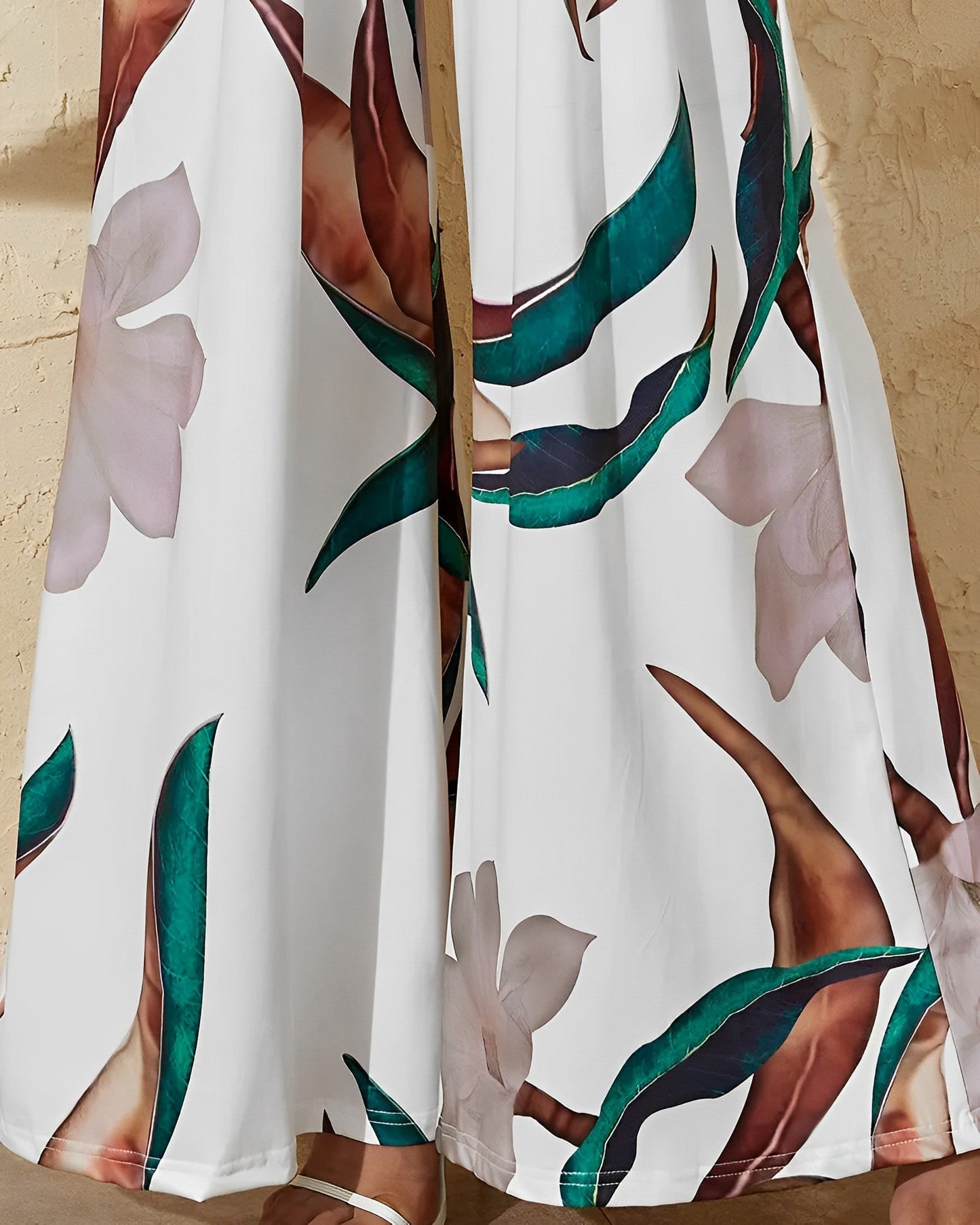 Stilla | Elegant og Komfortabel Jumpsuit med Blomstertryk til Damer