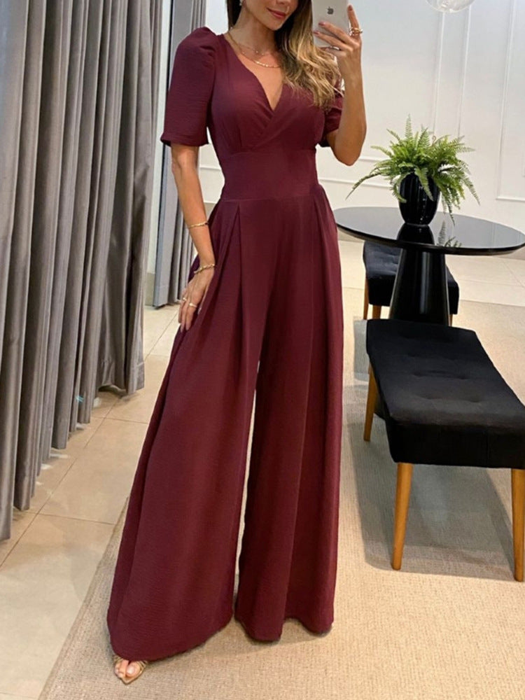 Stilla | Elegant Puff-ærme Jumpsuit
