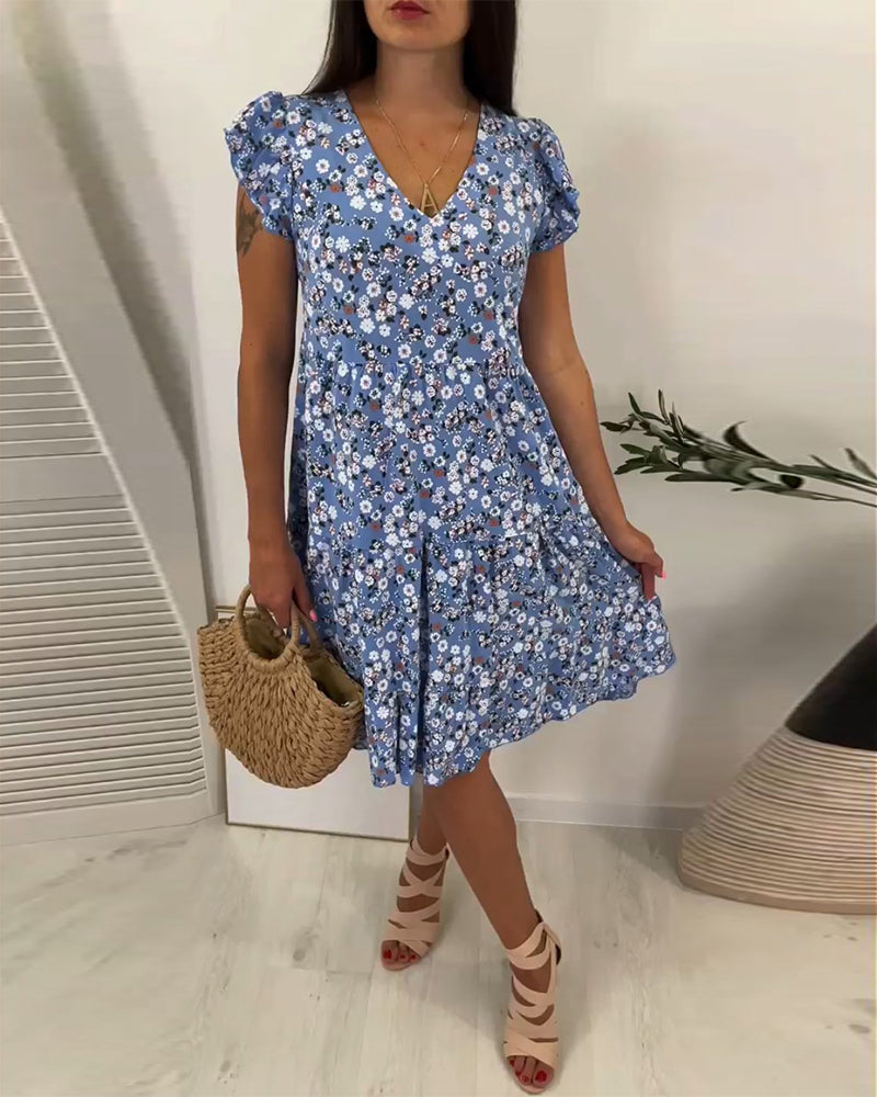 Stilla | Frisk Sommerkjole med Blomsterprint
