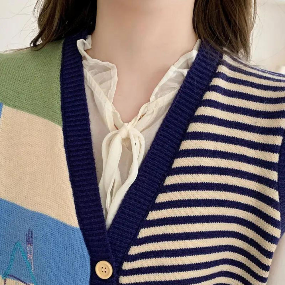 Stilla | Stilfuld Strikket Vest til Damer