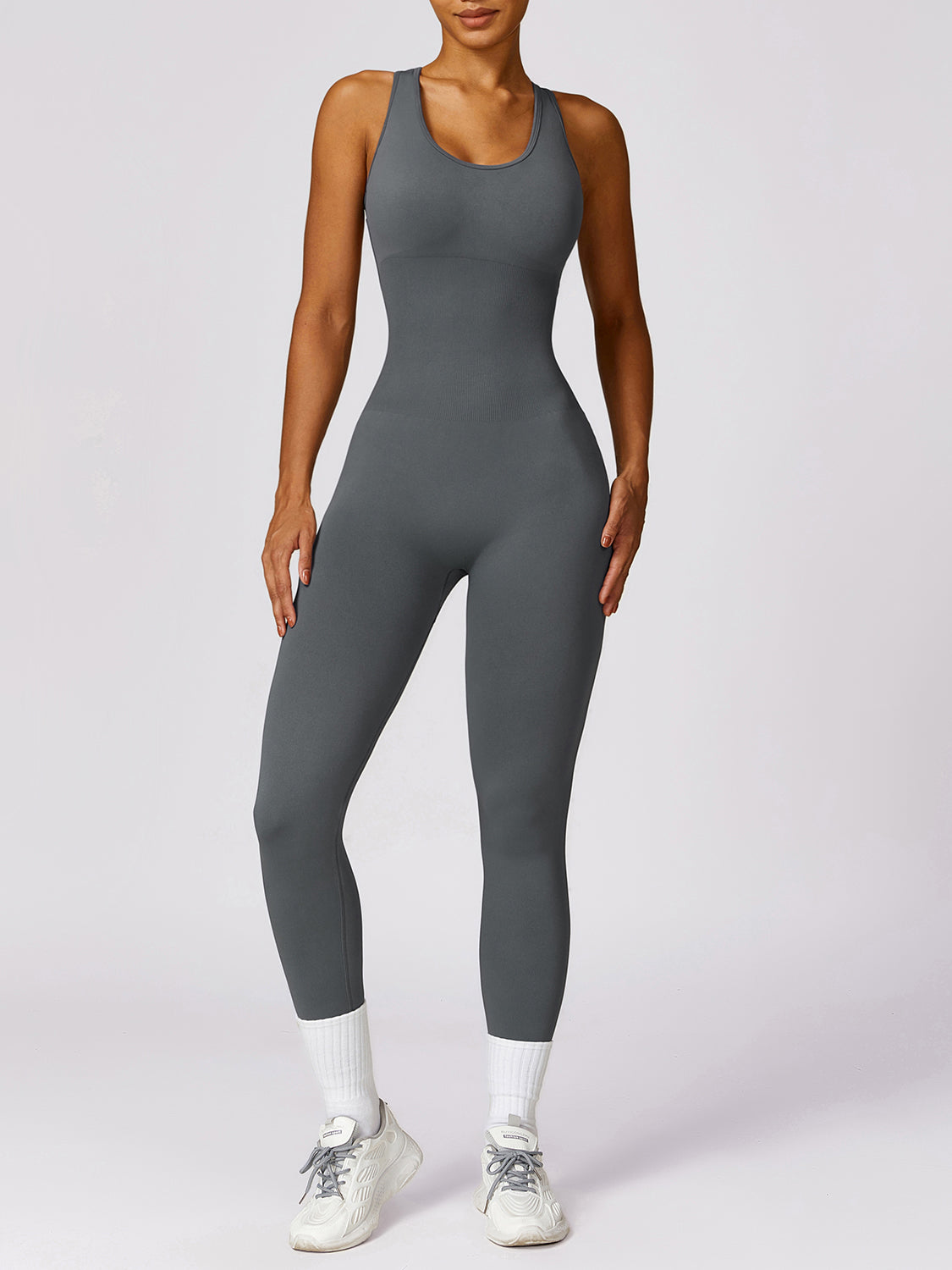 Stilla | Bae Ærmeløs Cutout Racerback Aktiv Jumpsuit
