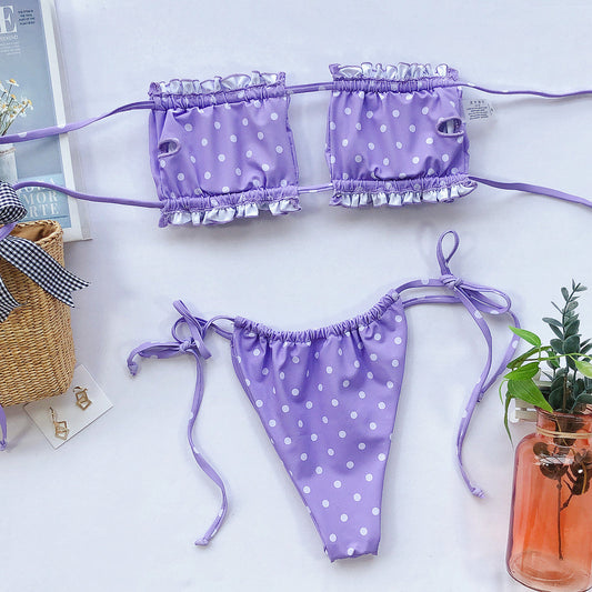 Stilla | Trim Ruched Bikini Sæt