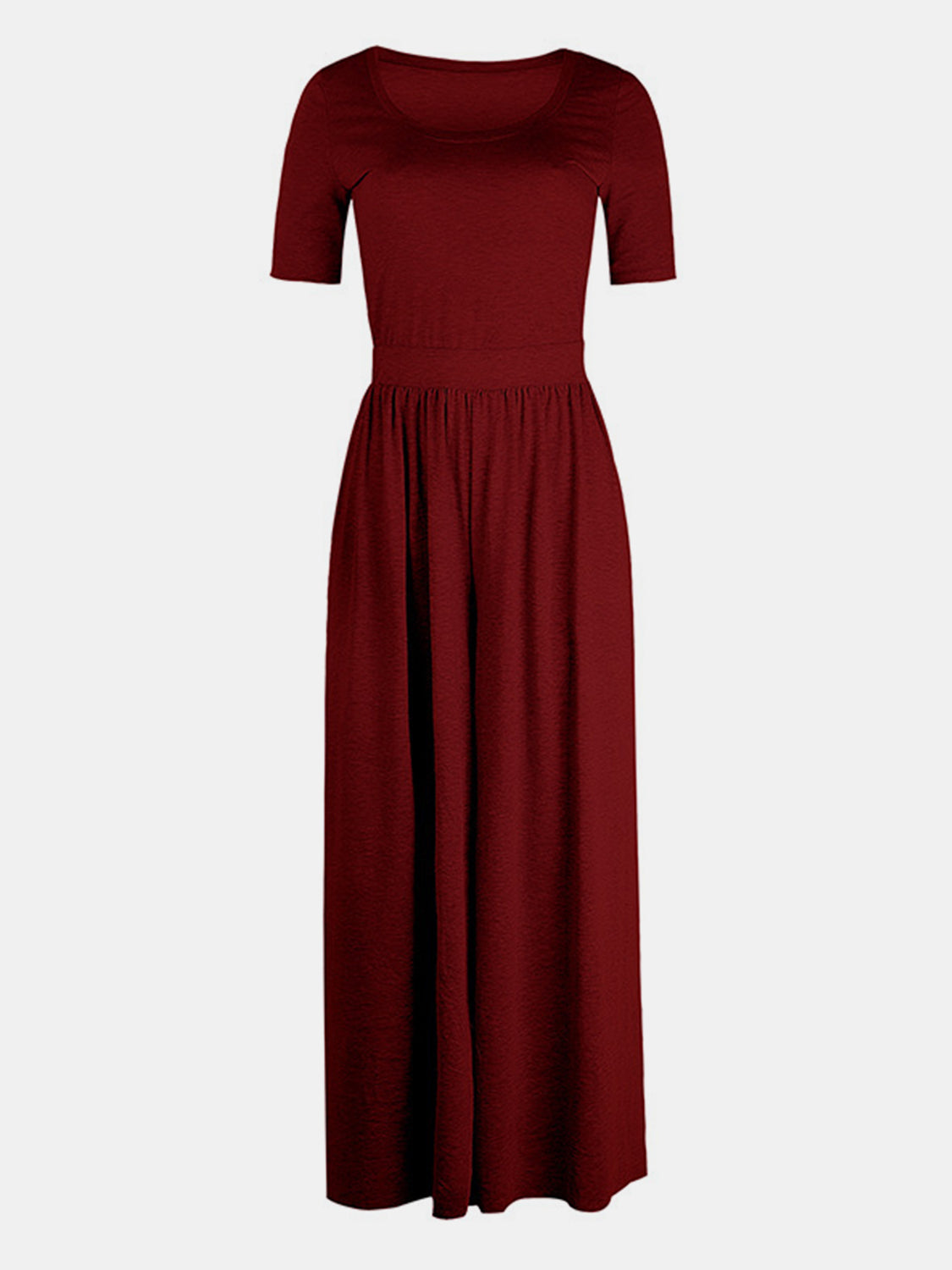 Stilla | Hals Korte Ærmer Jumpsuit