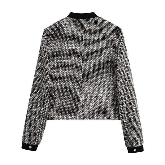 Stilla | Elegant sløjfe-bundet kvinders tweedjakke