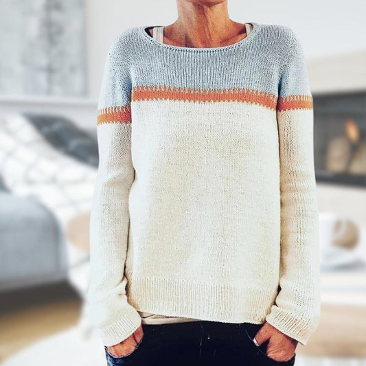 Elegant  komfortabel trøje: Elegant  løs trøje