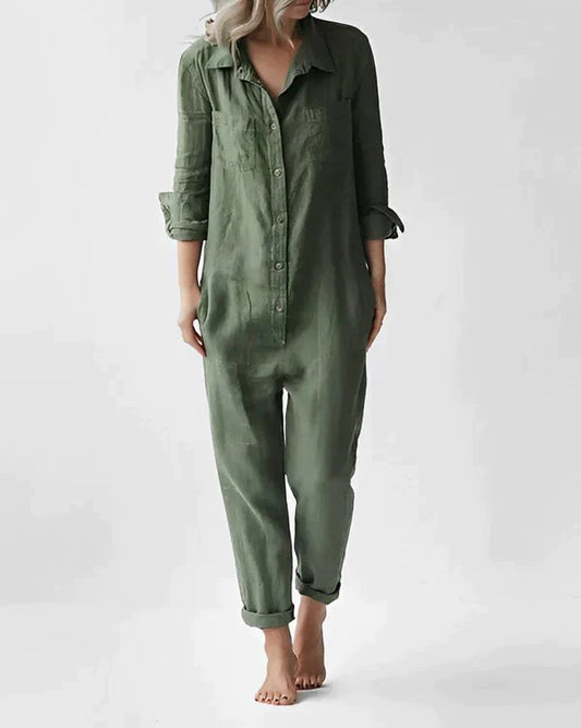 Stilla | Stilfuld Grøn Jumpsuit Stil