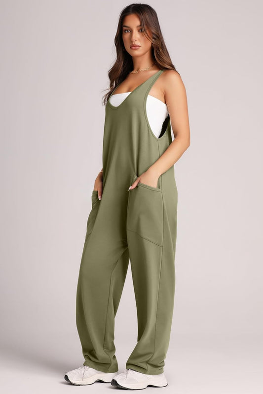 Stilla | Strop Jumpsuit Med Lommer