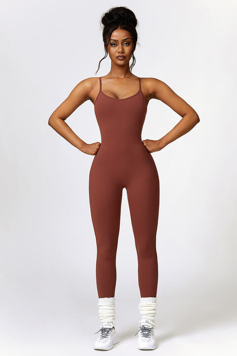 Stilla | Ryg Spaghetti Strop Sport Jumpsuit