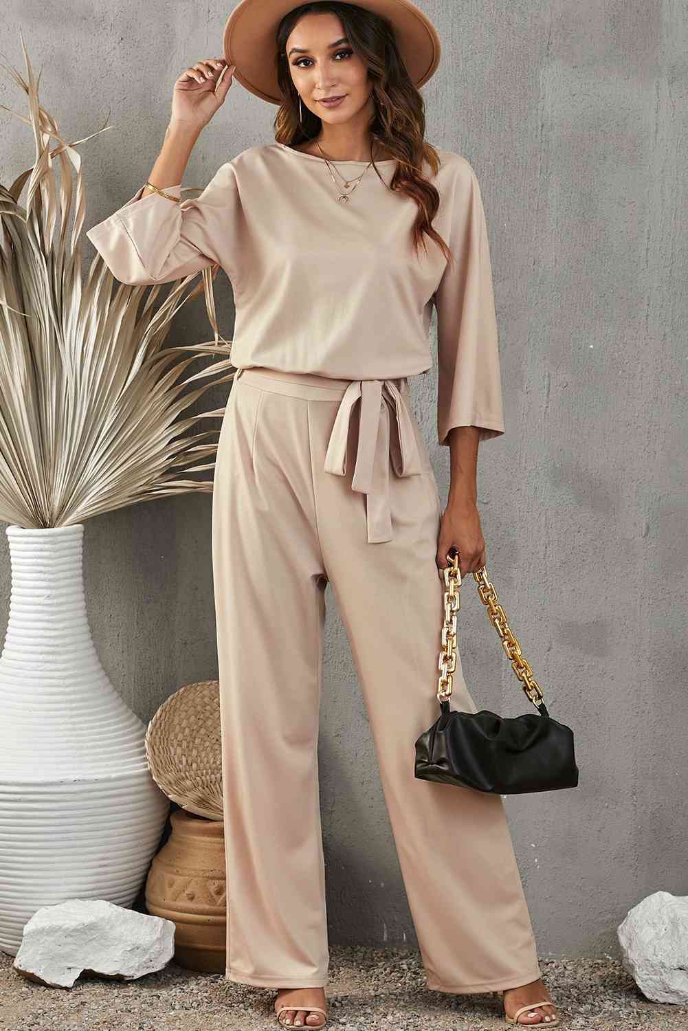 Stilla | Trekvart Ærme Jumpsuit
