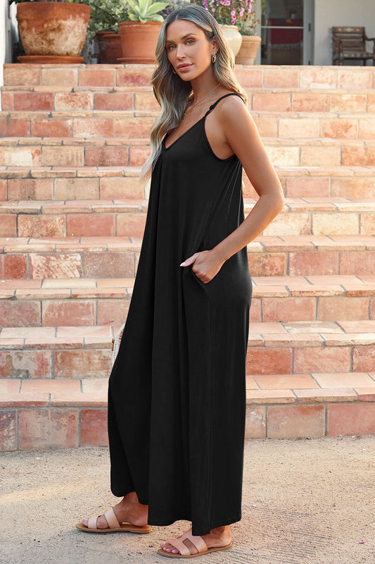 Stilla | Hals Spaghetti Strop Jumpsuit