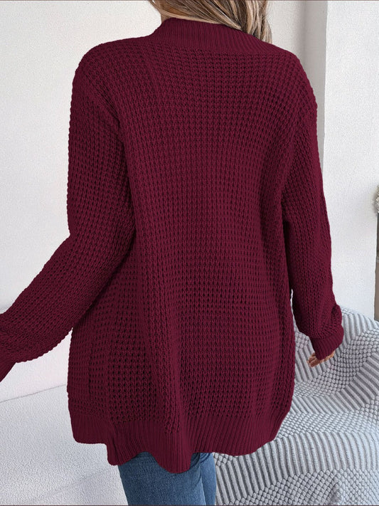 Stilla | Front langærmet cardigan med lommer