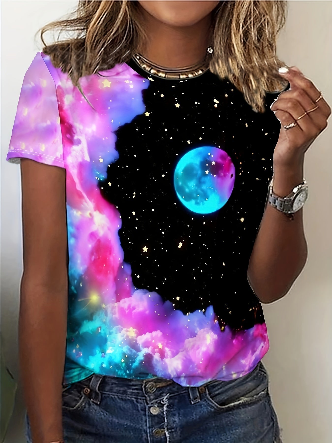 Stilla | Dame Let Sommer T-Shirt Hør
