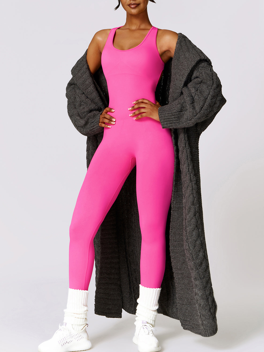 Stilla | Bae Ærmeløs Cutout Racerback Aktiv Jumpsuit