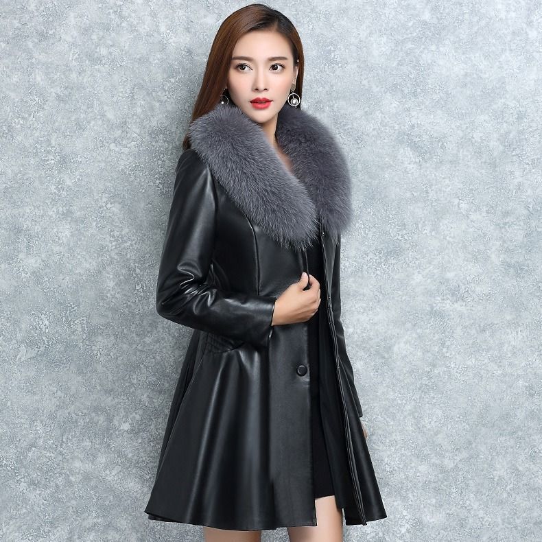 Stilla | Kvinders faux fox fur krave frakke