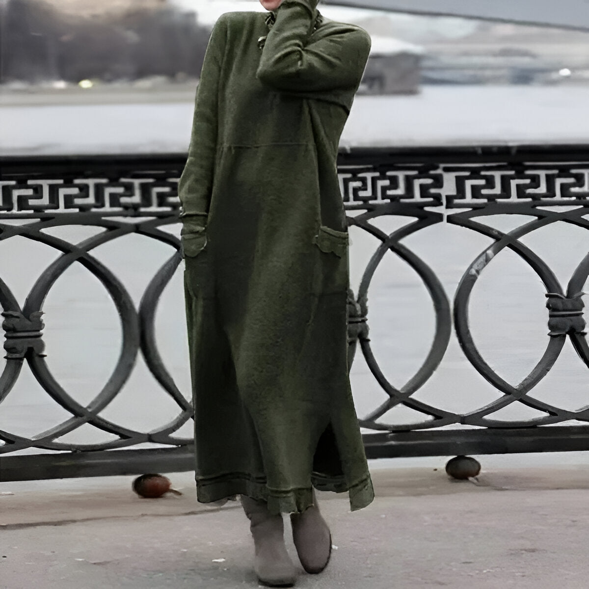 Stilla | Elegant, Super Blød Lang Kjole