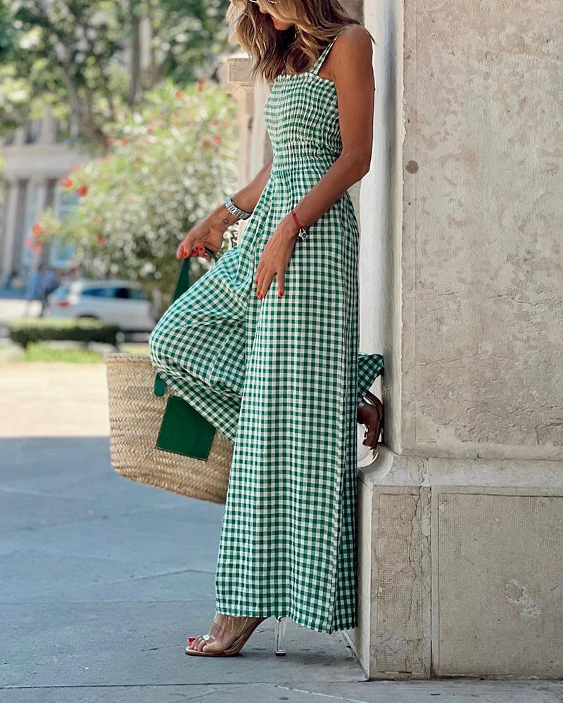 Stilla | Chic Gingham Jumpsuit