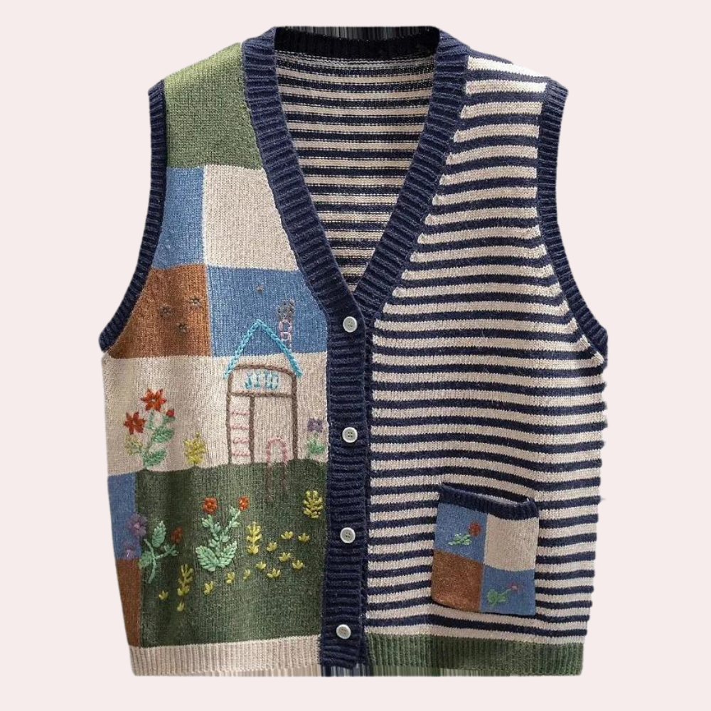 Stilla | Stilfuld Strikket Vest til Damer