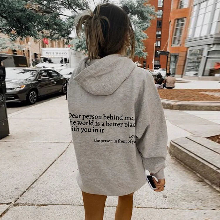 Angel™ - Kærlighed Person bag mig Unisex Hoodie [Sidste Dag Rabat]