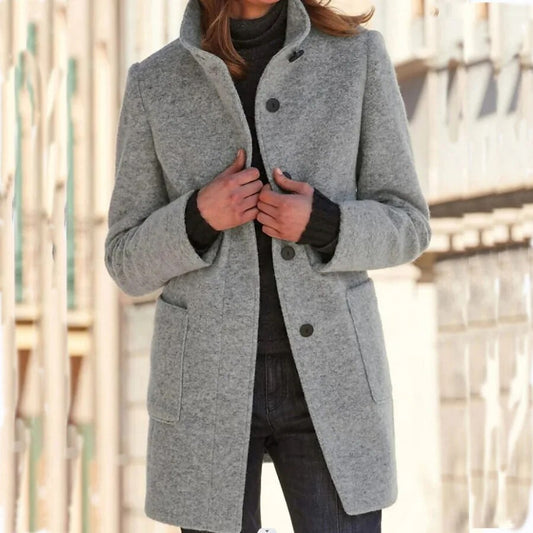 Stilla - Elegant Uld Frakke