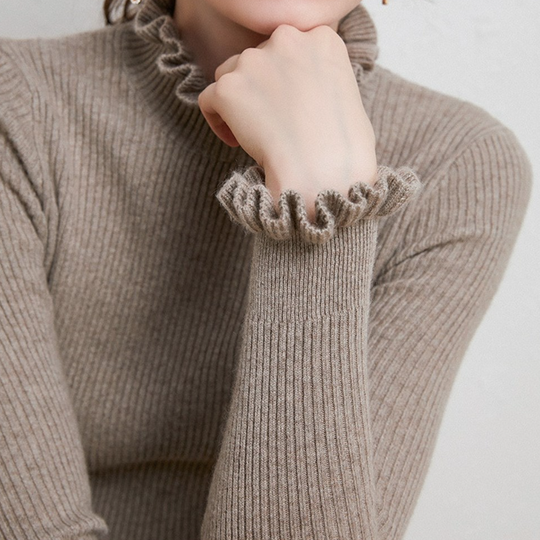 Stilla | Cashmere-Trøje med Rullekrave