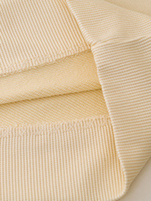 Stilla | Rund Hals Casual Strand Bum Bogstaver Sweatshirt